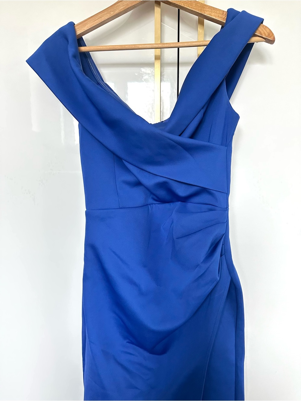 Cadyce Off the Shoulder Gown with front slit small - Picture 2 of 5